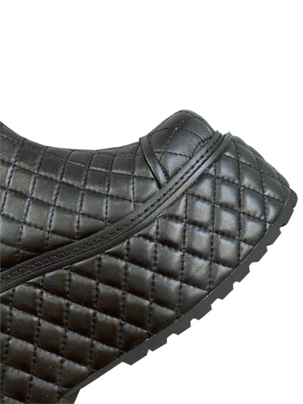 Quilted Platform Ankle Boots