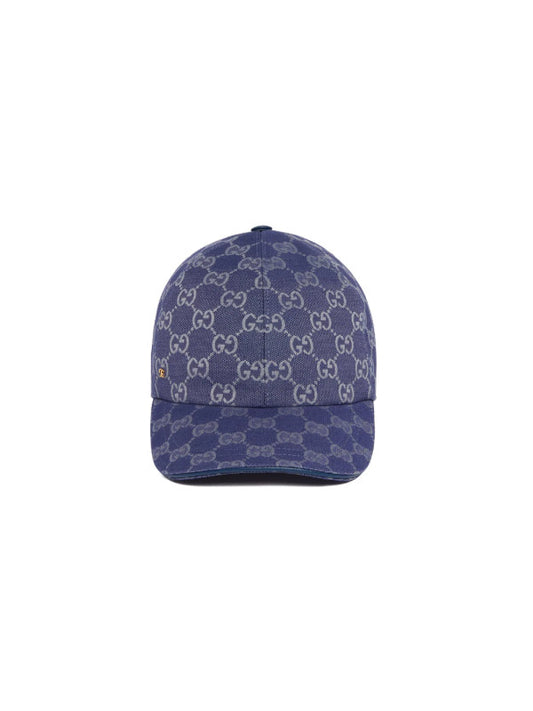 Blue GG Cotton Cap