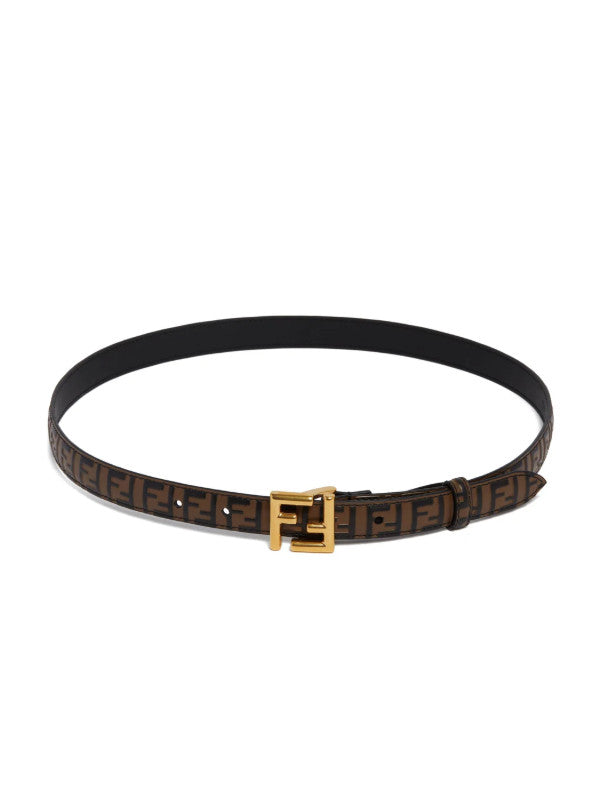 Brown FF Leather Belt