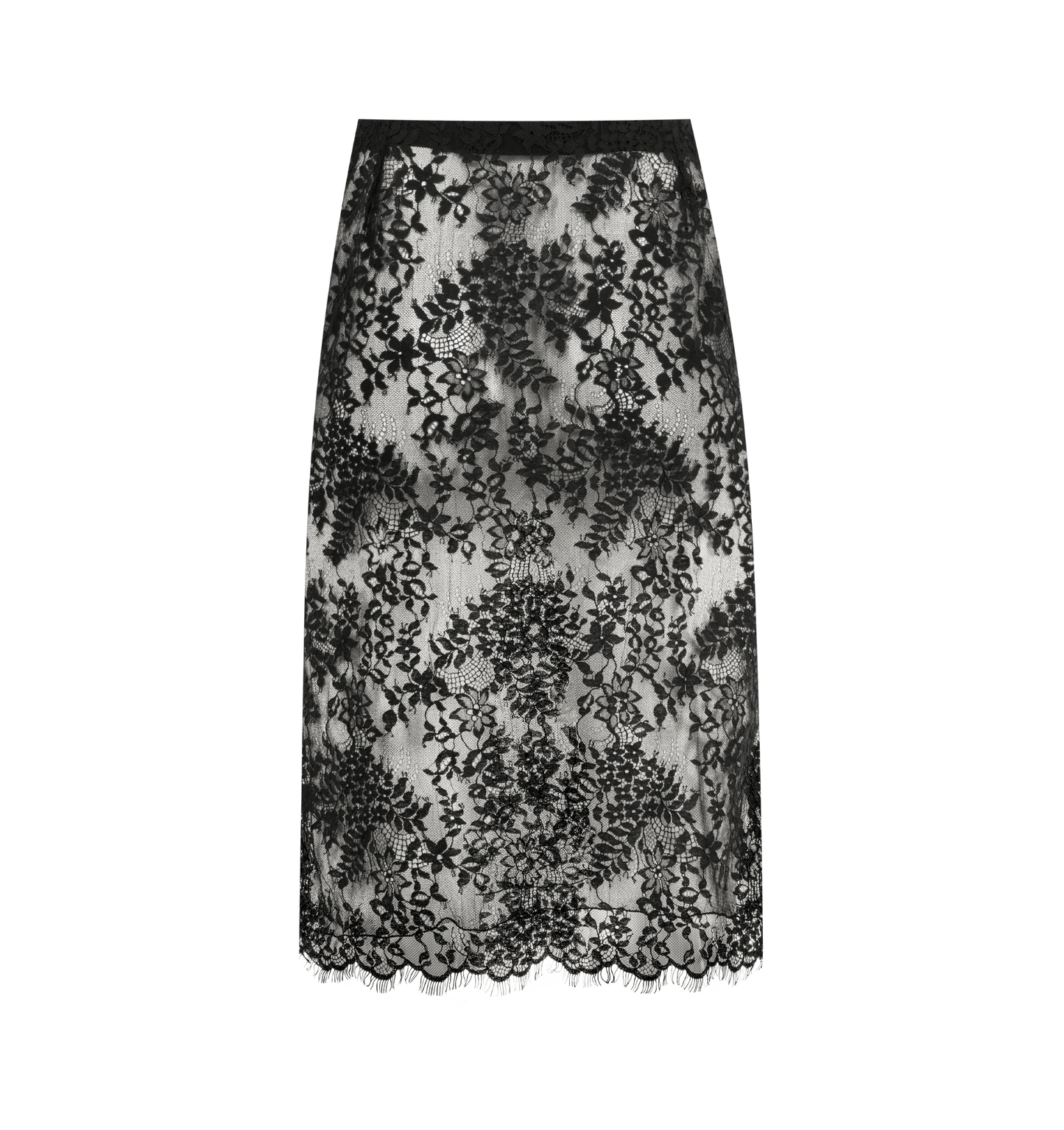 LACE PENCIL SKIRT