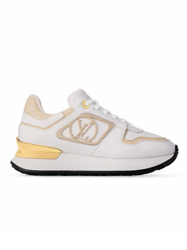 Neo white run away sneakers