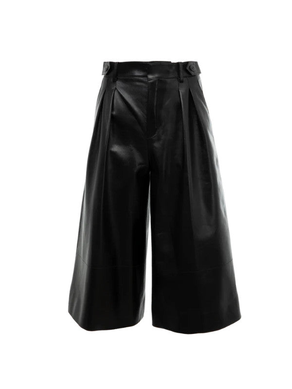 LEATHER CULOTTE