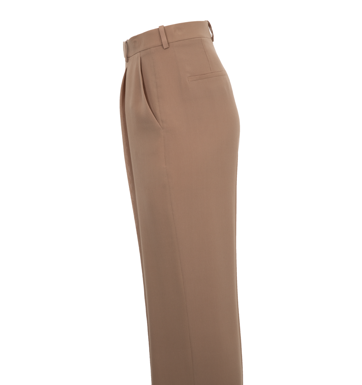 TAILORED SILK PANTS