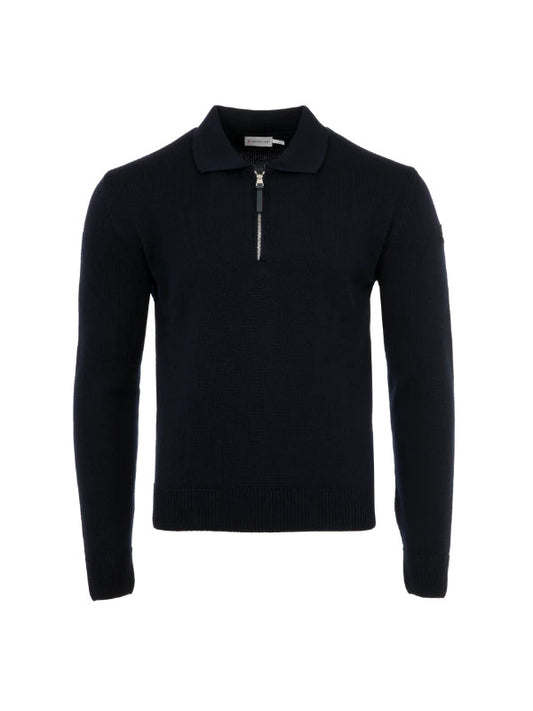 WOOL POLO SWEATER