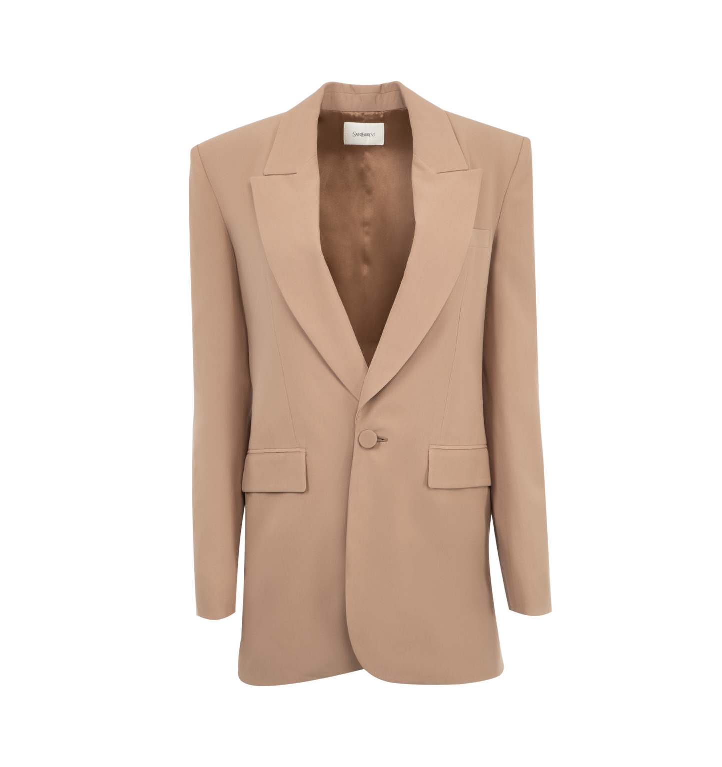 SINGLE BREASTED SILK BLAZER