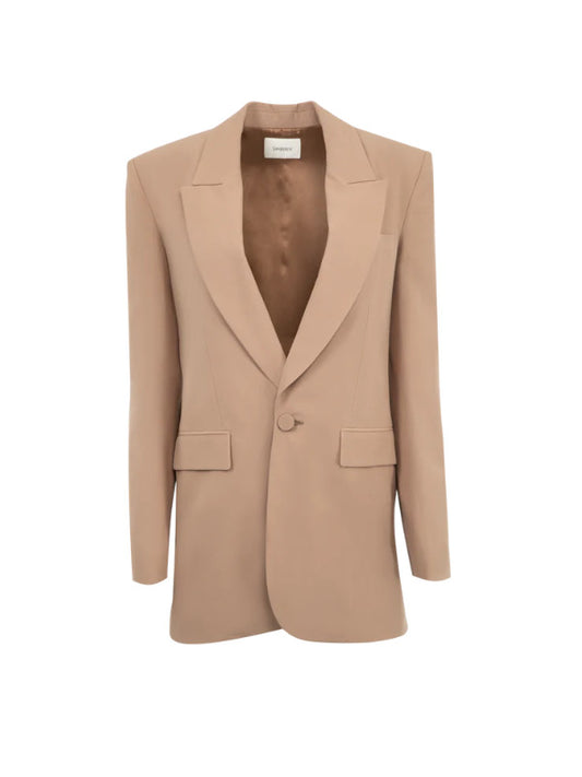 SINGLE BREASTED SILK BLAZER