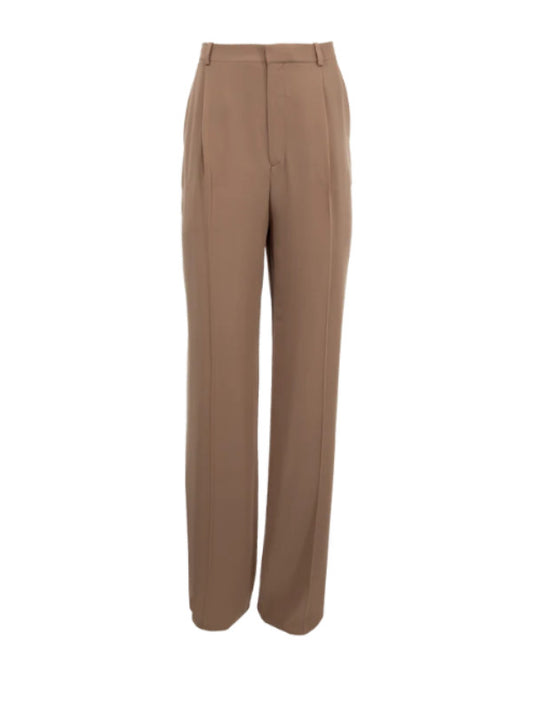 TAILORED SILK PANTS