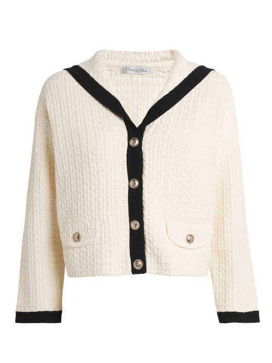 Cream Knit Cardigan