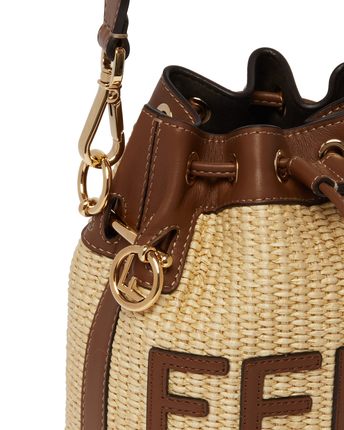 Mon Tresor Raffia Mini Bag