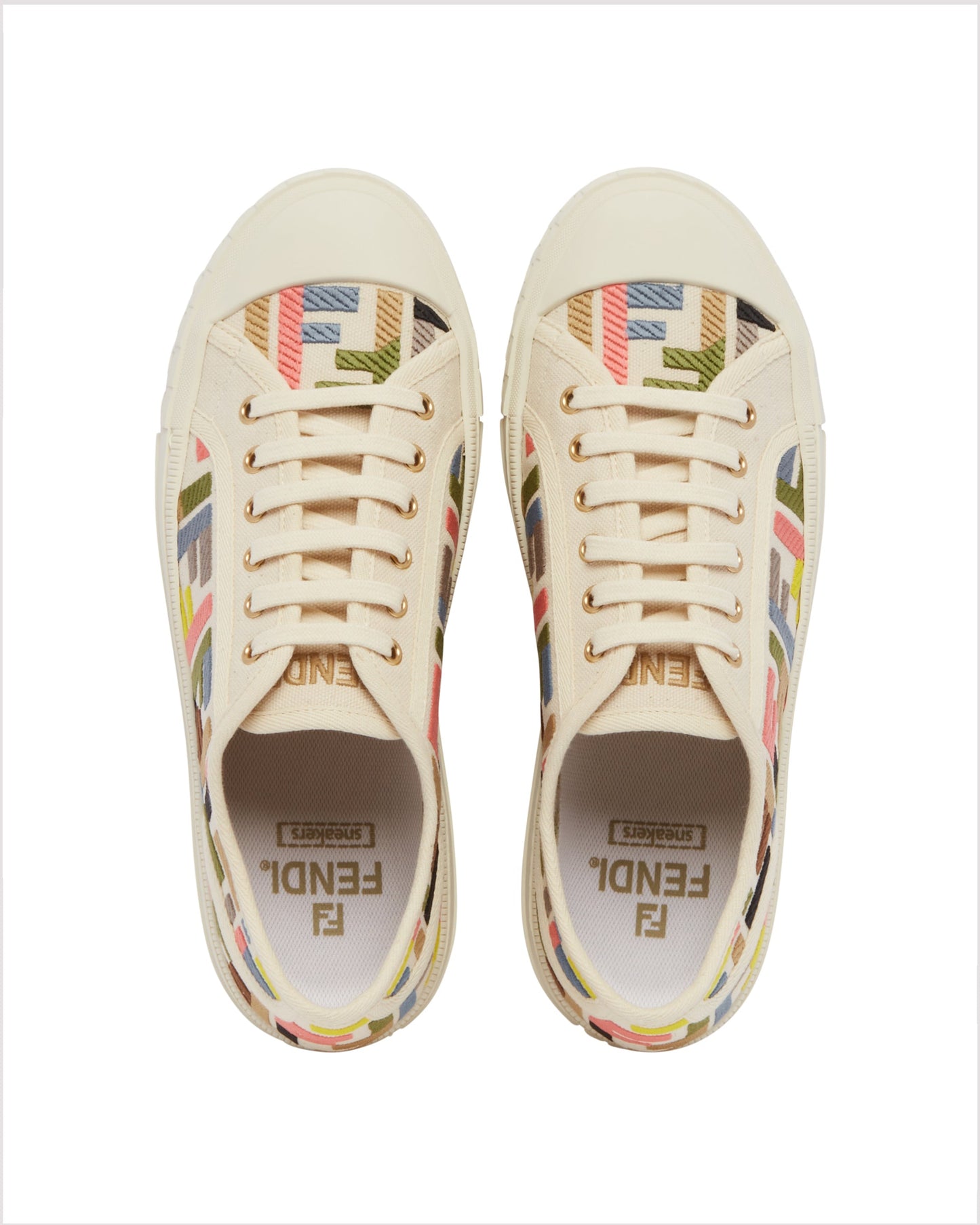 White Domino Sneakers