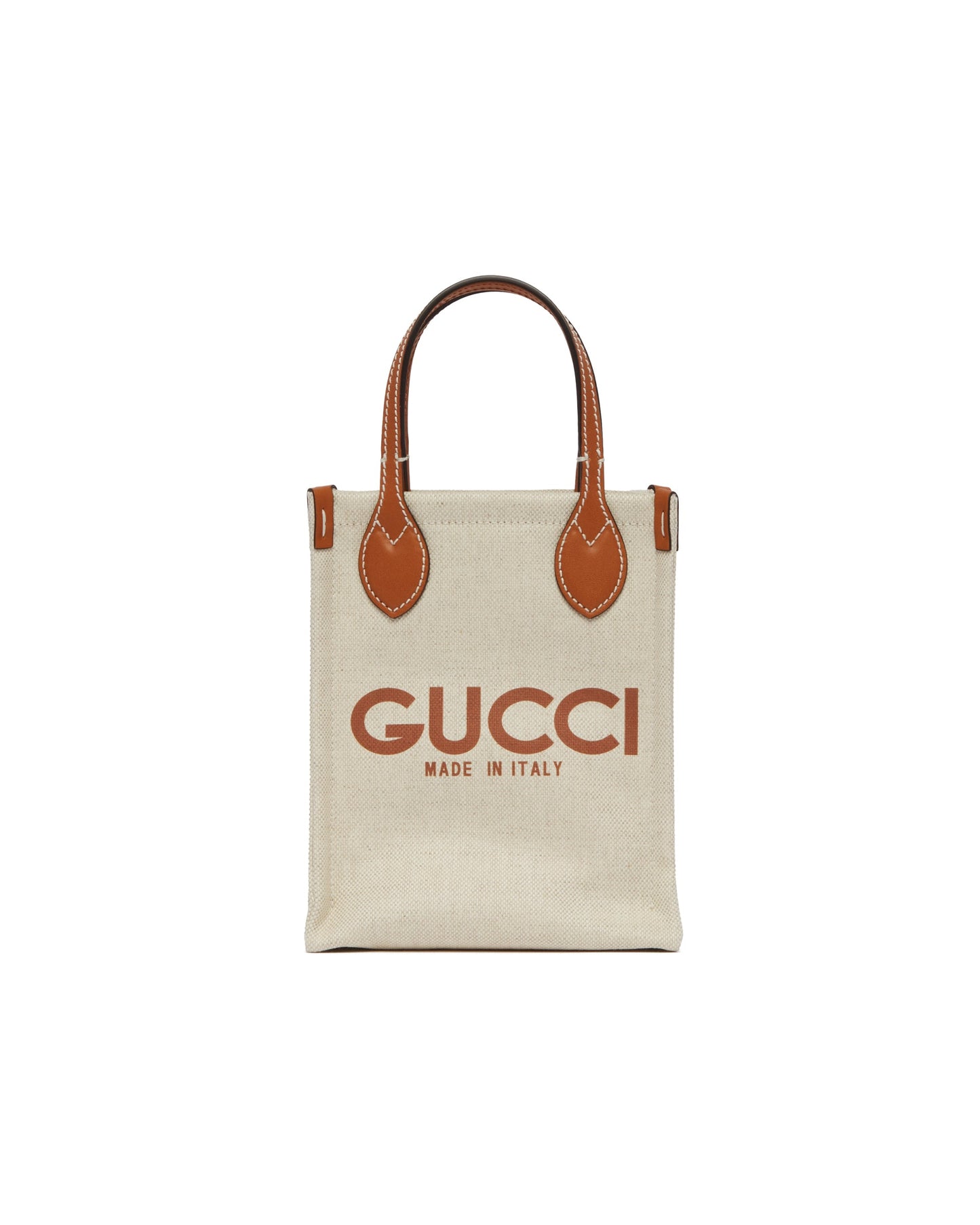 Beige Logoed Bag