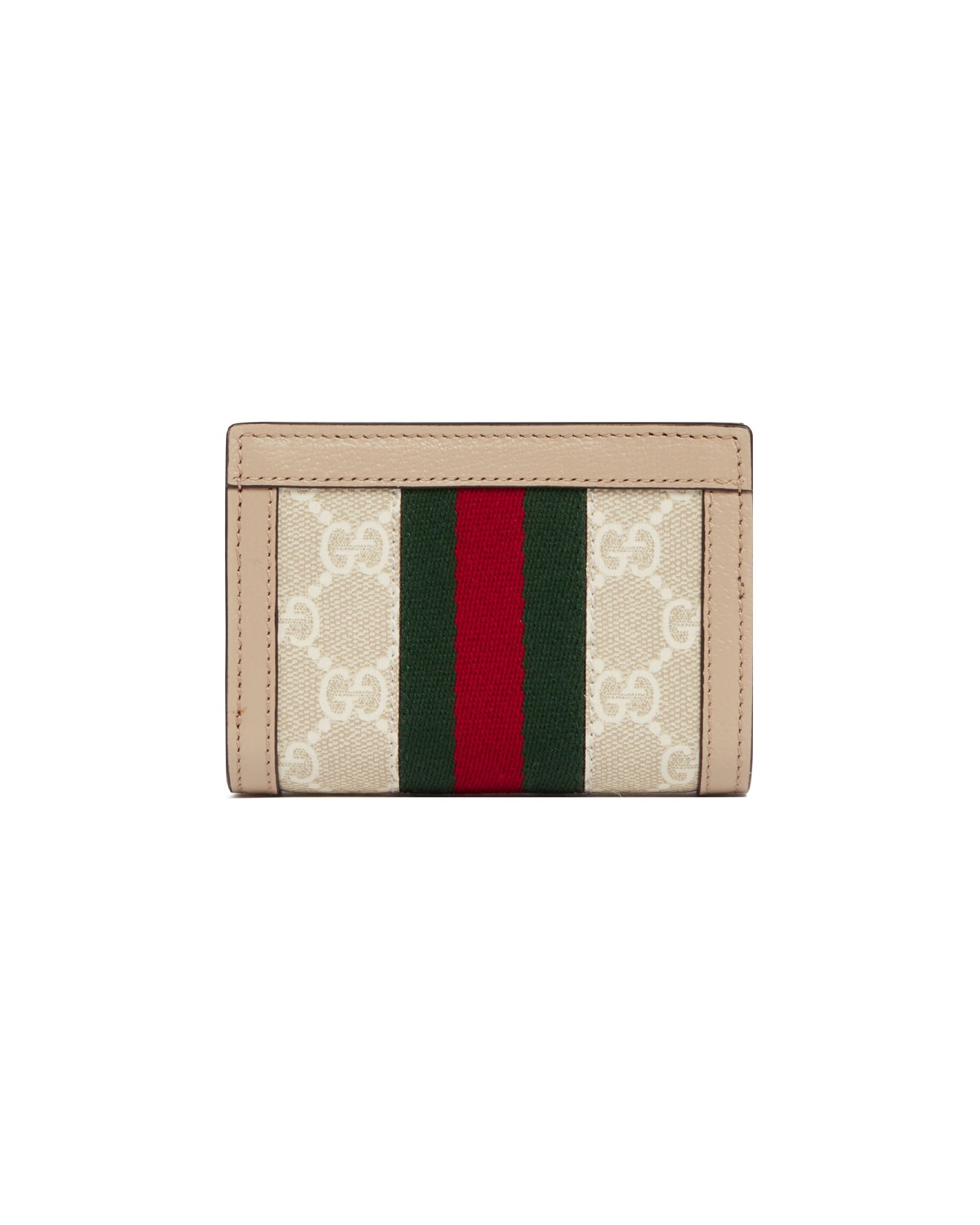 Beige Bi-Fold Ophidia Wallet