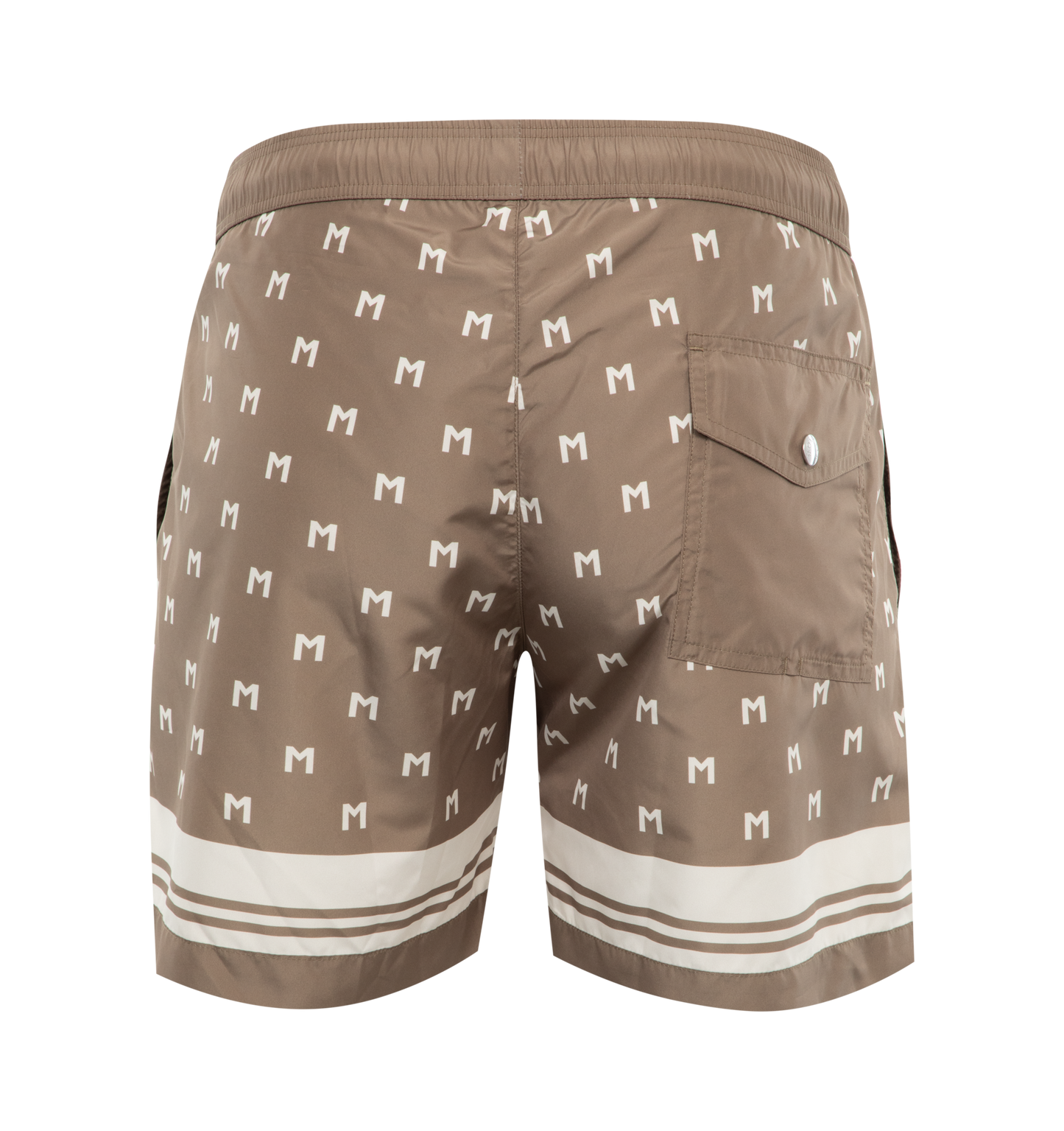 MONOGRAM PRINT SWIM SHORTS