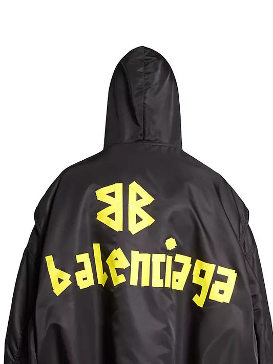 Balenciaga Oversized Hooded Jacket