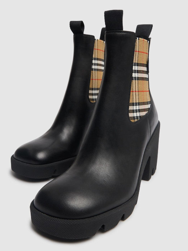 Burberry Stride leather chelsea boots