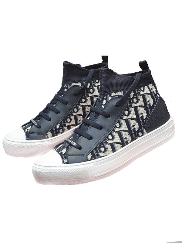 Oblique High-Top Sneakers