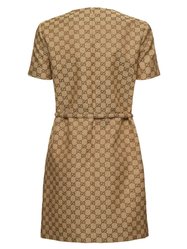 GG canvas dress