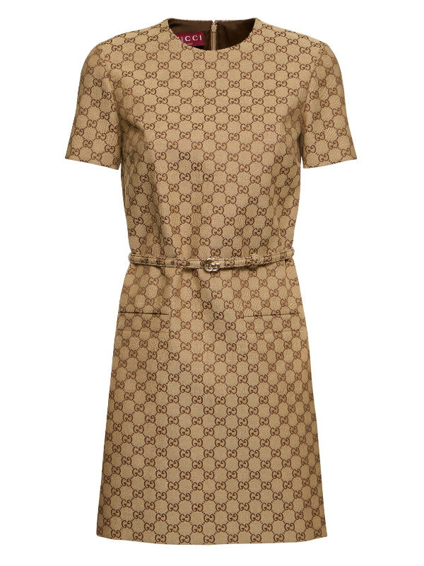 GG canvas dress