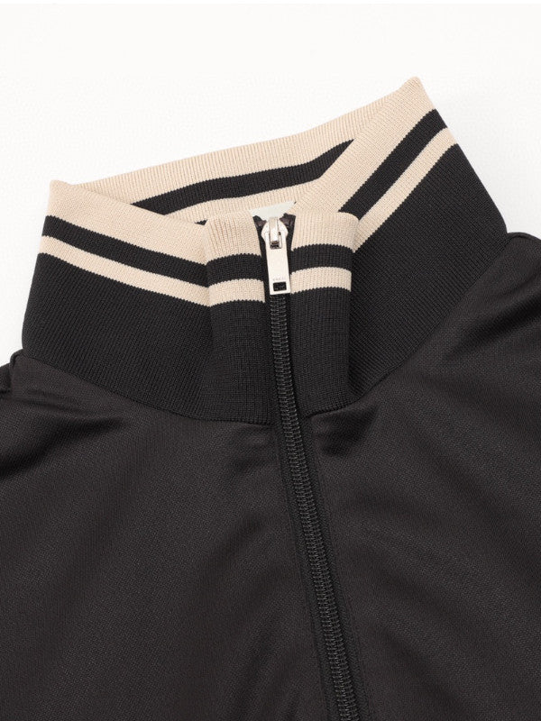 Technical jersey half zip jacket