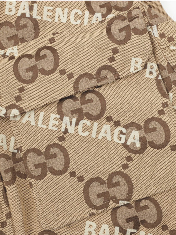 Beige Jumbo GG Canvas The Hacker Project Jacket