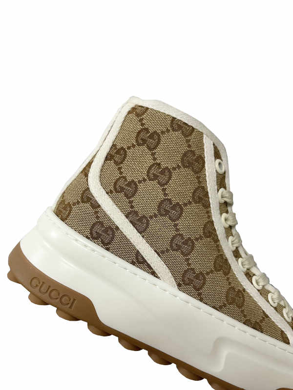 GG canvas high-top sneakers