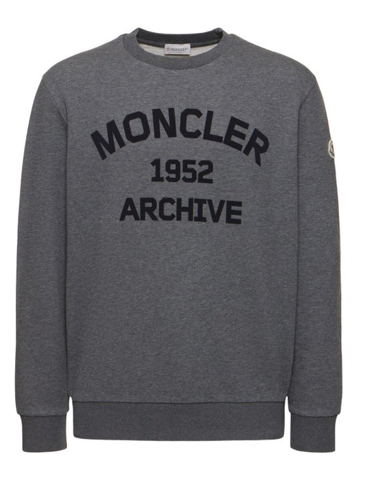 Moncler Logo light weight cotton sweatshirt