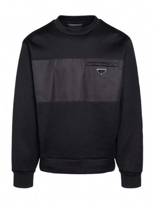 Prada Black Crewneck Sweatshirt