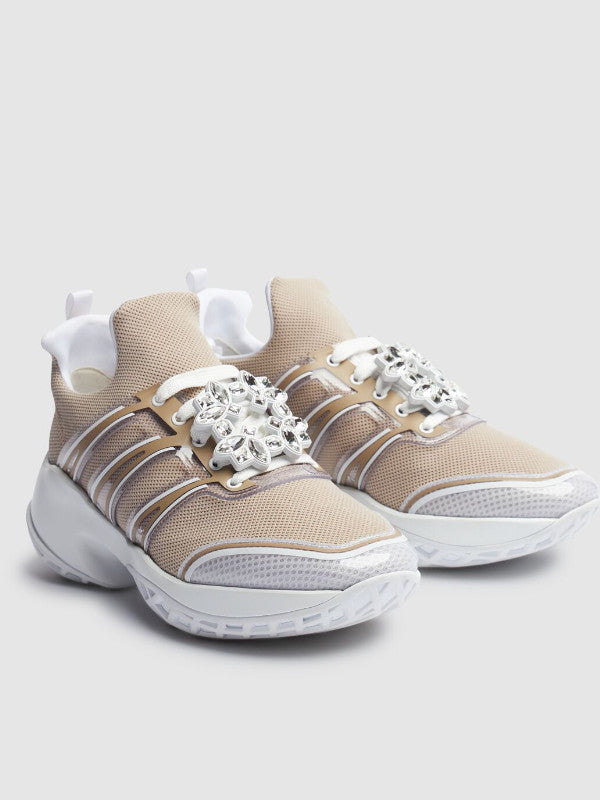 Viv Run crystal & tech sneakers