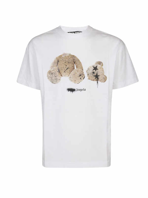 Palm Angels Bear Motif Print T-Shirt