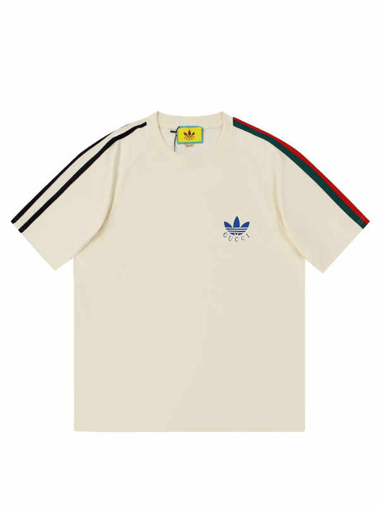 adidas x Gucci Trefoil print T-shirt